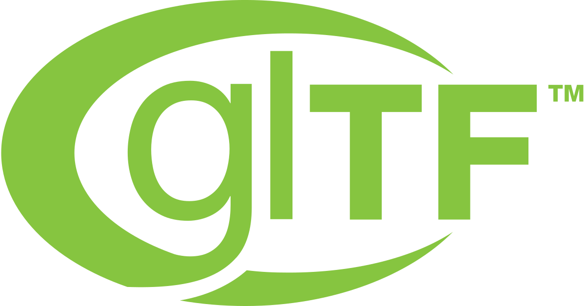 Logo GlTF - formato di file standard per scene e modelli tridimensionali